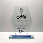 Diseños de Placas Conmemorativas en Vidrio