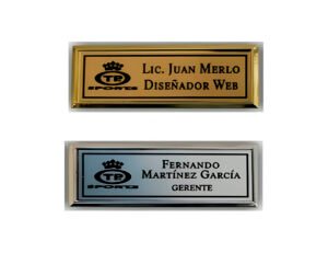Gafetes Personalizados de Cargo