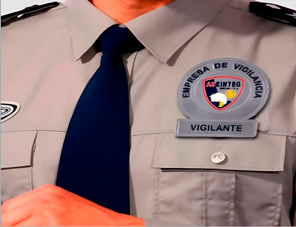 Placa de Pecho Seguridad